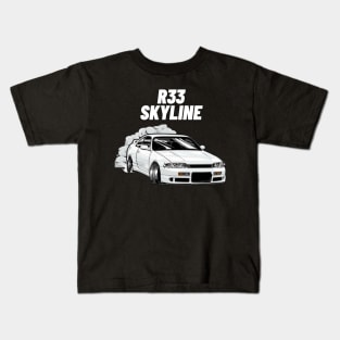 r33 skyline Kids T-Shirt